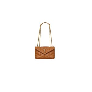 SUNSET MEDIUM CHAIN BAG IN SMOOTH LEATHER