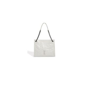 SUNSET MEDIUM CHAIN BAG IN SMOOTH LEATHER