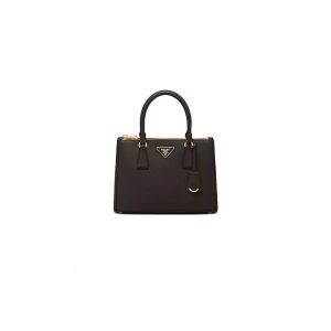 small Pra*a symbole jacquard fabric handbag