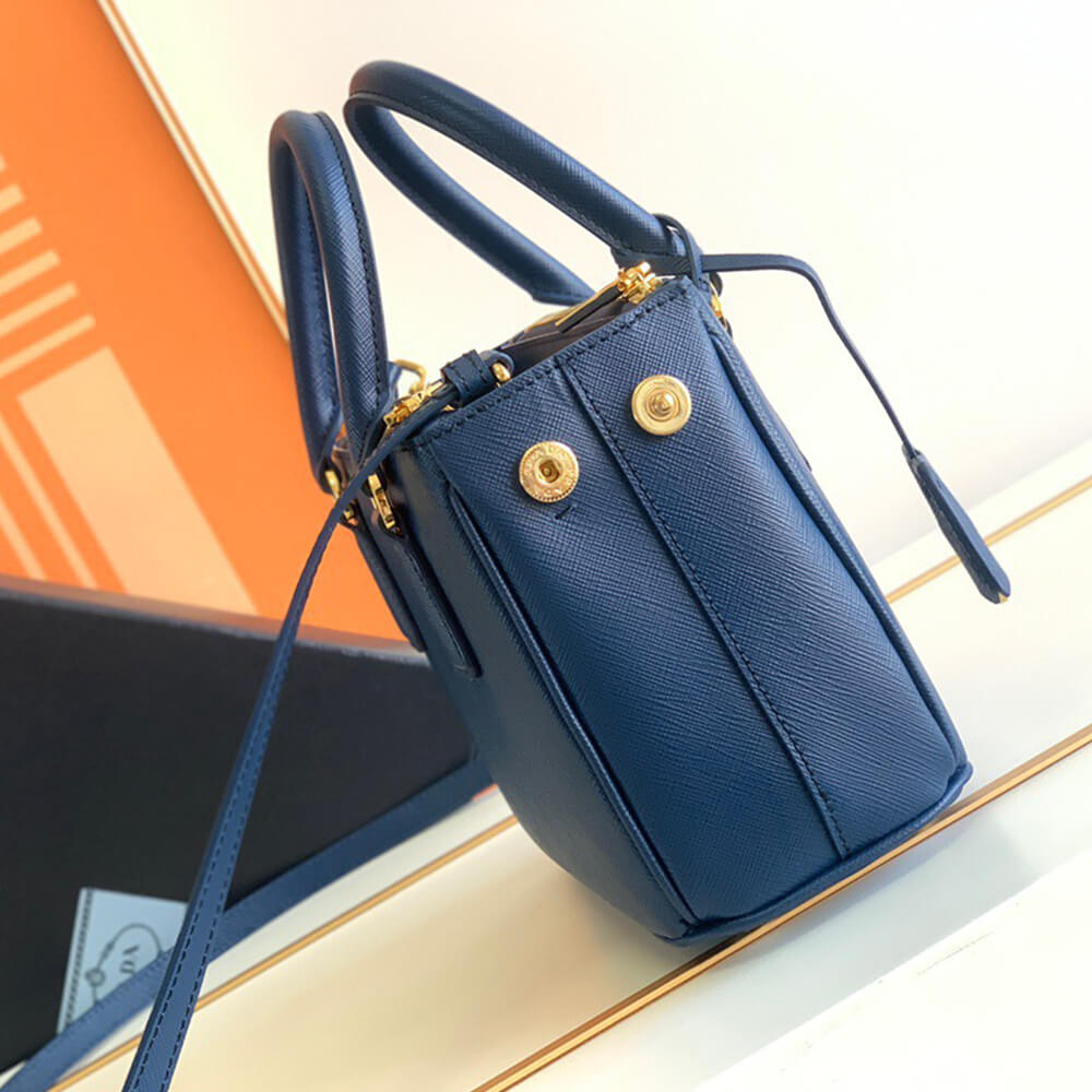 Pra*a galleria saffiano leather mini-bag