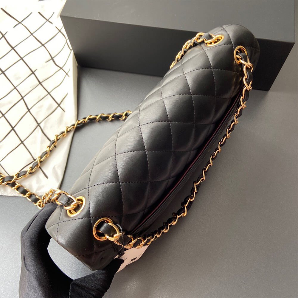 Ch*el classic double flap jumbo