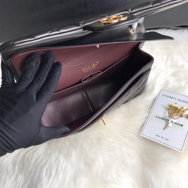 Ch*el classic double flap jumbo